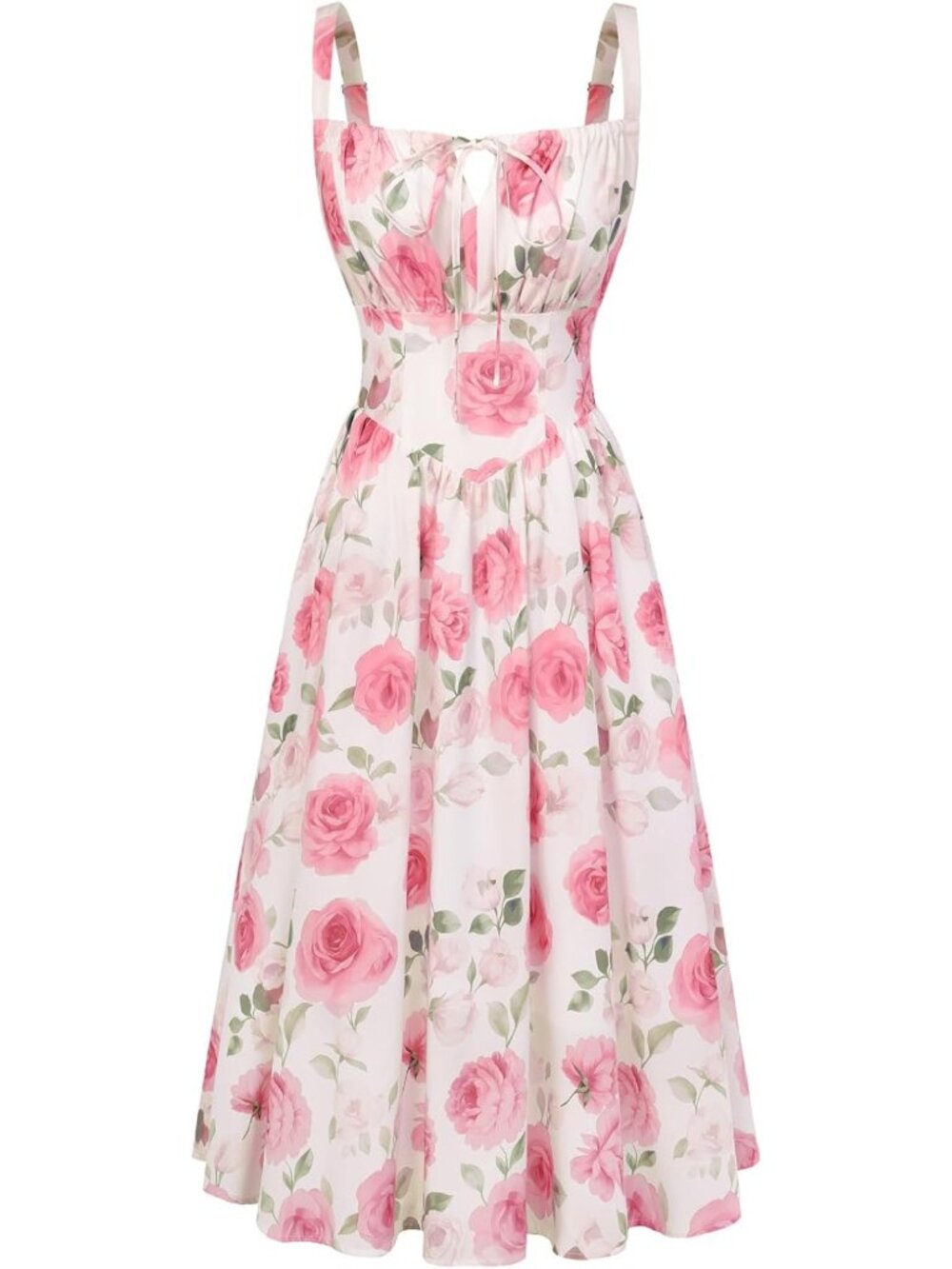 Floral Corset Dress with Pockets for Women - Perfect Summer & Spring Style